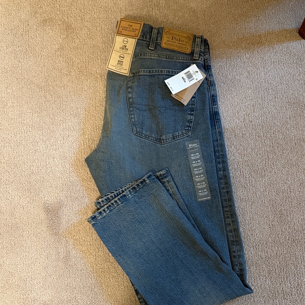 NWT Polo by Ralph Lauren Men's Classic Denim Jeans